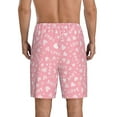 thumbnail image 3 of Easygdp Love Men's Short Pajama Pants, Sleep Shorts, Household Pants, Casual Pants with Pockets - Small, 3 of 9