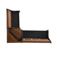 thumbnail image 3 of Riverbay Furniture Kerry Planked Solid Wood Dining Nook Set in Black, 3 of 23