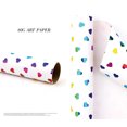 thumbnail image 5 of dajkiuy Birthday Wrapping Paper Roll - Mini Roll - 1 Rolls - 20 inch x 27.5 inch Per roll - Colorful Foil Birthday Design for Party, Holiday, Baby Shower, 5 of 5