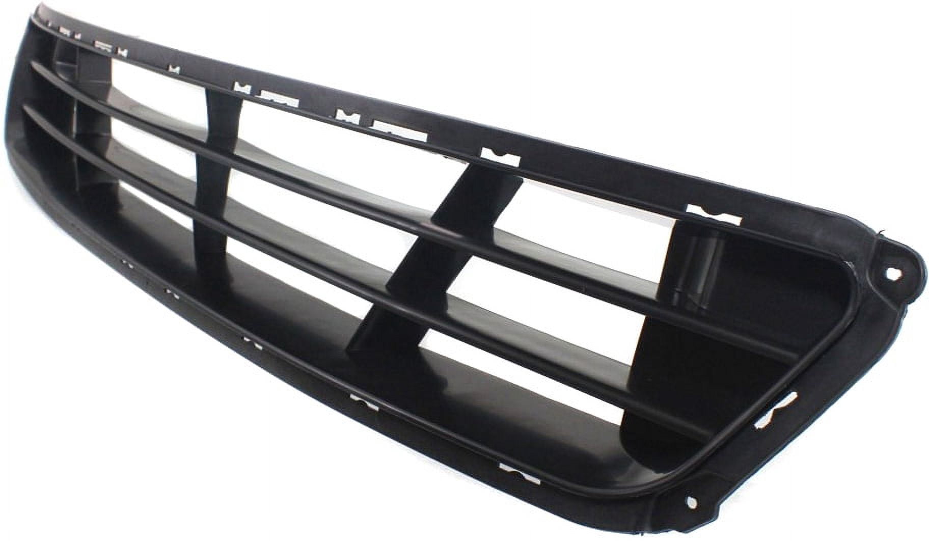Bumper Grille Compatible With 2009-2010 Hyundai Genesis Front, Lower Black