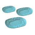 thumbnail image 2 of arctrm Dollhouse Accessories Kitchen 1/6 and 1/12 Scale Restaurant Miniature Plates Blue, 2 of 10