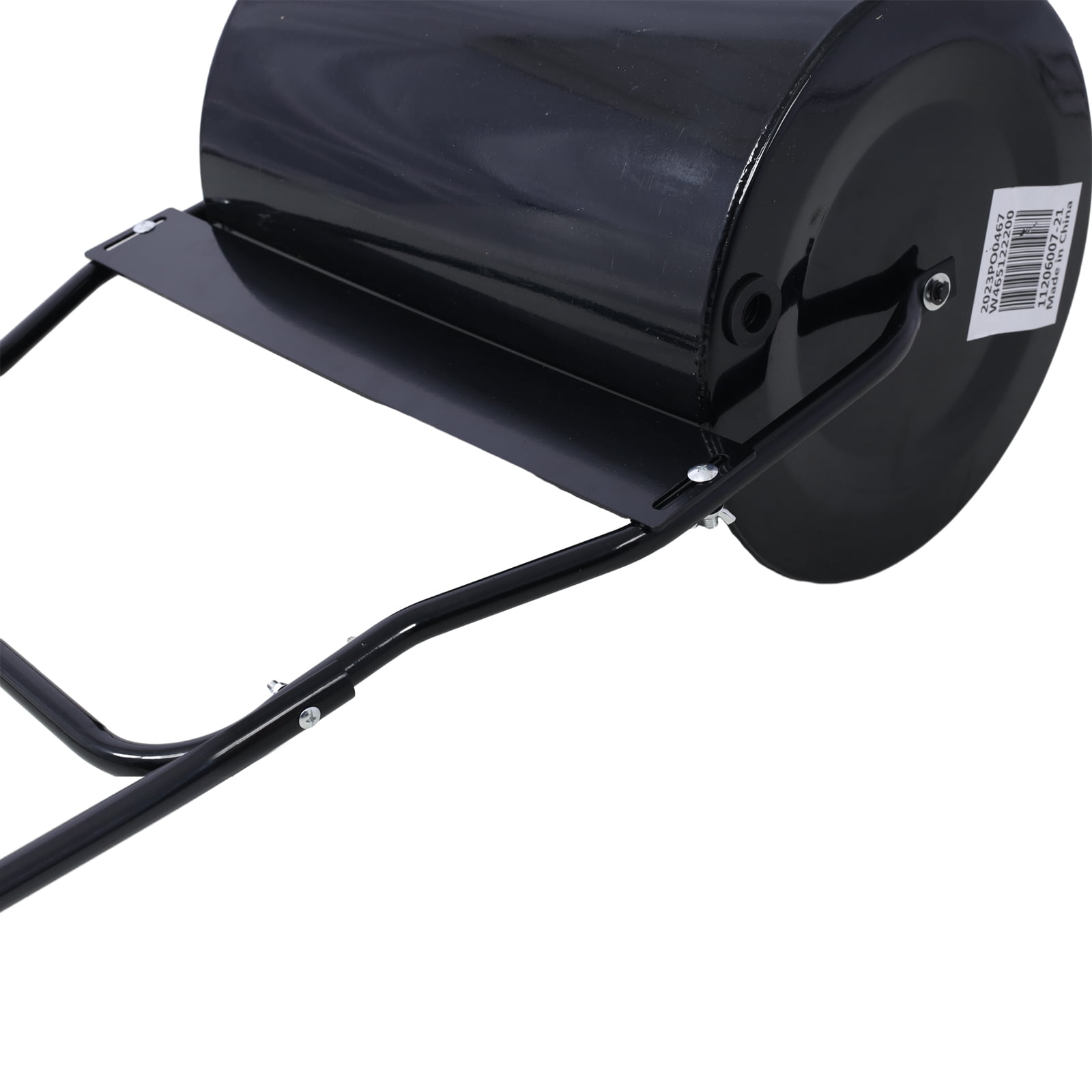 Lawn Roller, 16 Gallon Heavy-Duty Tow Behind Water/Sand Filled Sod Drum Roller for Garden Yard Park