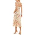 thumbnail image 2 of City Studio Womens Juniors Floral Print Calf Midi Dress, 2 of 2