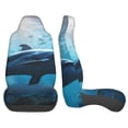 thumbnail image 5 of Haiem Ocean Dolphin Fish School Printed Car Seat Covers Set of 2, Universal Fit Car Seat Covers,Protective Seat Covers,Comfortable Car Seat Covers, Easy Installation Seat Covers, 5 of 9