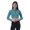 Teal Green, variant on Moomaya Womens Basic Long Sleeve Solid Crop Tops Zipper Slim Fit Sports Summer T Shirt