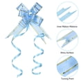 thumbnail image 4 of Unique Bargains 2.8inch Pull Bows Present Wrapping String Bows Ribbon Gold Thread Style Light Blue 40 Pack, 4 of 6