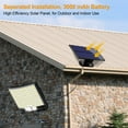thumbnail image 4 of Solar Lights Outdoor, 106 LED 3000LM Solar Powered Motion Sensor Flood Lights with Remote, Dusk to Dawn Led Solar Security Wall Lights with 16.5Ft Cable IP65 Waterproof for Outside, Garage, 2 Pack, 4 of 4