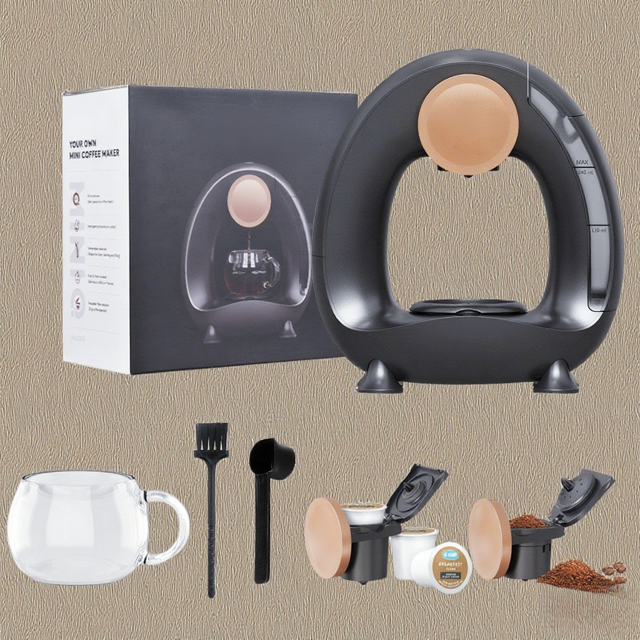 110V US Plug Semi-Automatic Coffee Maker with 1400W Fast Extraction, 240ml Removable Water Tank, 30dB Silent Operation & 85°C Constant Temperature – Versatile Coffee/Tea Brewer for Home Office,