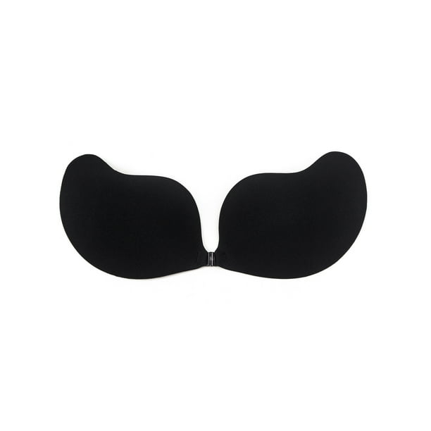 ALING Women's Push Up Invisible Sticky Bra Reusable Backless Sticky Bras  for Women Wedding Dress Self-Adhesive Push Up Bra 