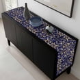 thumbnail image 5 of Abstract Blue Gold Table Runner 90 Inches Long, Luxurious Traditional Flower Leaf Kitchen Coffee Dining Table Decoration for Home Party Birthday Wedding Home Decor 13x90 Inches, 5 of 8