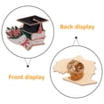 thumbnail image 3 of 4 broches de graduación, insignias, birrete de graduación, diseño floral, para graduados de secundaria y universitarios, broche de solapa de metal, recuerdo de graduación, 3 of 8