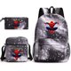 thumbnail image 3 of Nueva mochila periférica de Spiderman Across The Spider-verse, mochila de tres piezas, bolsas de lona para computadora de gran capacidad para estudiantes, 3 of 5