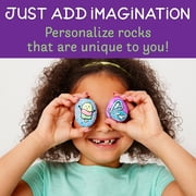 Creativity for Kids Glow in the Dark Rock Painting Kit | Paint & Decorate 10 Rocks (Ages 6+)