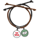 thumbnail image 1 of No mas guerra mundial mundial del amor la paz Pulsera Cuerda Mano Cadena Cuero Dinero Pulsera Unbranded M, 1 of 2