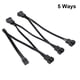 thumbnail image 5 of Ventilador Portátil PWM Splitter 5/6 Vías Cable para CPU Computadora (5 Vías), 5 of 7