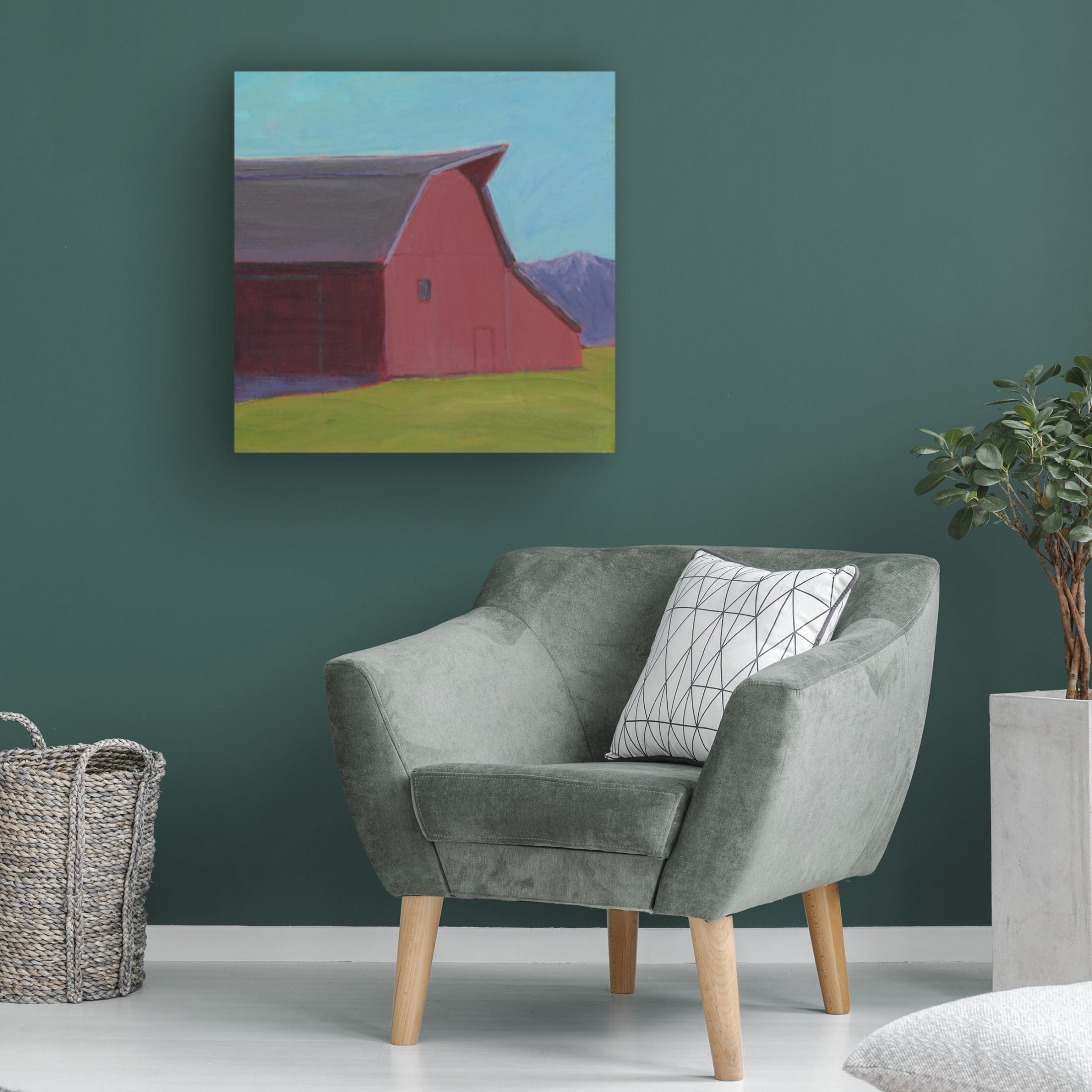 Trademark Fine Art Carol Young  Rustic Hayven II Canvas Wall Art