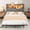 Grey&Oak, variant on ANPOO Queen Size Floating Bed Frame with LED Light & Charging Station, Platform Bed with Storage Headboard,No Box Spring Needed
