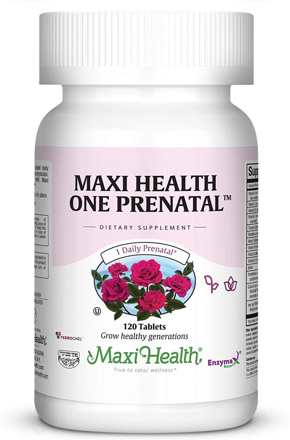 MaxiHealth One Prenatal Vitamin Supplement 1 a Day Over 25