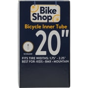 Bike Shop Bicycle Inner Tube, Schrader Valve, 20" x 1.75-2.25"