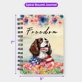 thumbnail image 5 of Freedom English Springer Spaniel on Independence Day 4th of July Spiral Bound Journal Springers Dog Lover Gifts 5x7in Spiral Notebook - 01005, 5 of 5