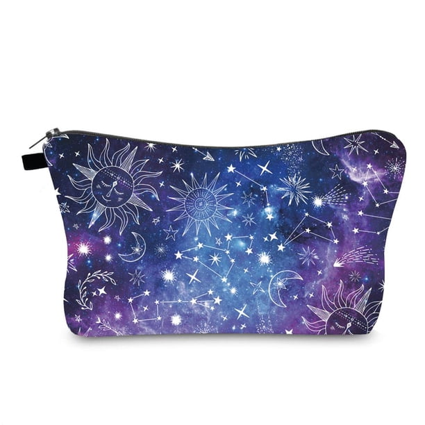 Bolsa de cosméticos de Arte Abstracto Sloth para mujer, neceser impermeable con estampado de hojas de tortuga, estilo personalizado, bolsa de maquillaje de viaje qiuyongming unisex