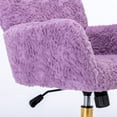 thumbnail image 4 of Jopath Home Office Chair Computer Chair,Modern Upholstered Tufted Swivel Office Chair Adjustable Desk Chair with Wheels,Violet, 4 of 7