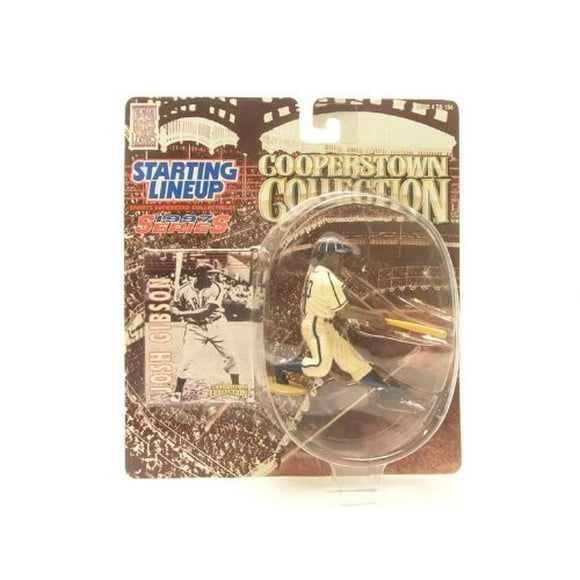 JOSH GIBSON / HOMESTEAD GRAYS 1997 MLB Cooperstown Collection Figurine Starting Lineup & Carte à Collectionner Exclusive