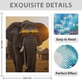 thumbnail image 3 of Diamond Art Kit for Adults, Elephant Sunglasses Necklace Sunset Diamond Painting for Adults Beginners, 5D DIY Diamond Art Painting Kits, Colorful Diamond Painting Craft for Home Decor 12x16, 3 of 7