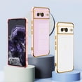 thumbnail image 6 of for Google Pixel 8 6.2 inch Case,Cute Plating Edge Love Hearts Pattern with Camera Lens Protection Phone Cover for Girls Women,Purple, 6 of 13