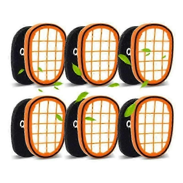 4/6pcs Filters for Philips SpeedPro Max Aqua Handheld Vacuum Cleaner FC6812 FC6813 FC6822 FC5005/01 Replacement Filters
