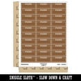 thumbnail image 2 of Faxed Blank Box for Date Signature Sticker Set - Brown - Matte Finish - 1.75" Medium, 2 of 7