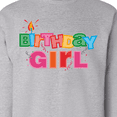 thumbnail image 3 of Inktastic Birthday Girl Letters Adult Sweatshirt, 3 of 4