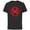 Black, variant on Marvel Spider-Man: Across the Spider-Verse Miles Symbol - Short Sleeve Cotton T-Shirt for Adults - Customized-Charcoal