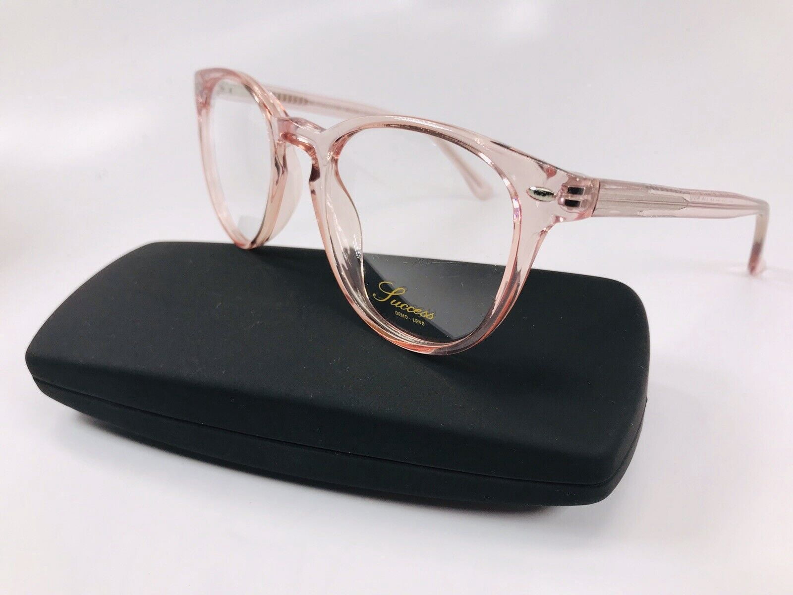 New Designer Inspired SUCCESS XPL Crystal Brown PEGGY Eyeglasses 52mm with Case c8f82382-ed8f-4b5b-a2ac-  main image 2