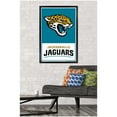 thumbnail image 2 of Jacksonville Jaguars 24.25'' x 35.75'' Framed Leagues Logo Poster, 2 of 2