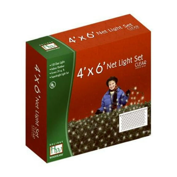 NOMA/INLITEN-IMPORT 48950-88 HW 150CT Clear Net Set