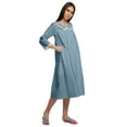 thumbnail image 3 of Moomaya Printed WoMen's Cotton Nursing Nightwear Nightdress For Ladies, 3 of 6