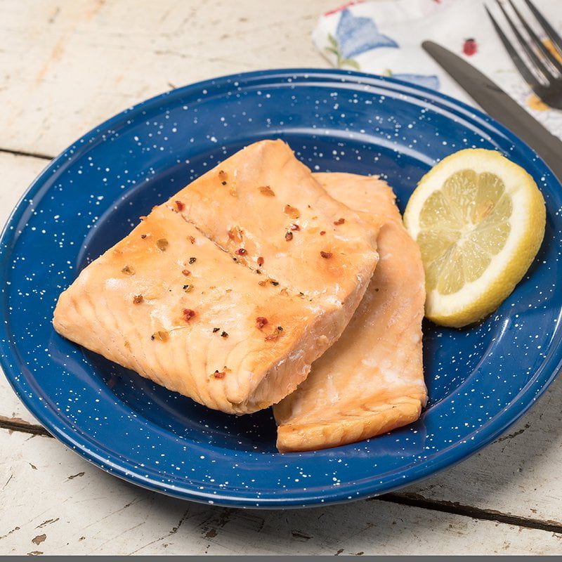 FTF Technologies 25 Year Shelf Life Freeze Dried Uncooked Salmon Fillets