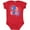 Red, variant on Inktastic Second Birthday Fourth of July Fireworks Boys or Girls Baby Bodysuit