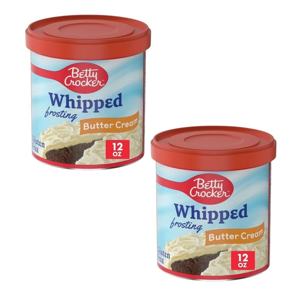 ( 2 Pack ) Betty Crocker Whipped Butter Cream Frosting - 12oz