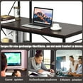 thumbnail image 3 of Giantex Compact Computer Desk With 4-Tier Shelves Work Study Gaming and Writing Table, 3 of 4
