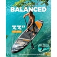 thumbnail image 3 of Santasup Stand Up Paddle Board Black Whale Inflatable Paddle Board for Adults, 10ft Yoga Blow Up Board, Sup Board with Accessories, Non-Slip Deck, Travel Backpack Wide Stance, 3 of 8
