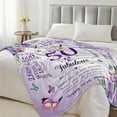 thumbnail image 4 of 50th Birthday Gifts for Women Blanket 50"x60", Happy 50th Birthday Gifts for Women, Women 50th Birthday Decoration Gift Ideas for Her, Best 50 Year Old Birthday Gifts for Women Turning 50 And Fabulous, 4 of 6