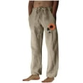 thumbnail image 2 of Pantalones largos para hombre, moda, estampados, casuales, cintura elástica con bolsillo, pantalones deportivos, pantalones de poliéster para hombre., 2 of 4