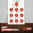 thumbnail image 5 of 50 EZ2C Targets Style 17: Dot Torture Training Drill Paper Targets 11"x17"Tear-off Pad of 50, 5 of 7