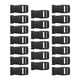 thumbnail image 1 of 20x Hebillas para casco Clip de bloqueo de casco Hebilla Reemplaza mentón universal premium de alto rendimiento, Estilo A, 1 of 9