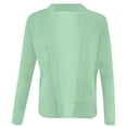 thumbnail image 5 of Dezsed Women's Blazer Open Front Cardigan Jacket Women's Color Casual Fashion Long-sleeved Cardigan Jacket Coat Outerwear Mint Green L, 5 of 5