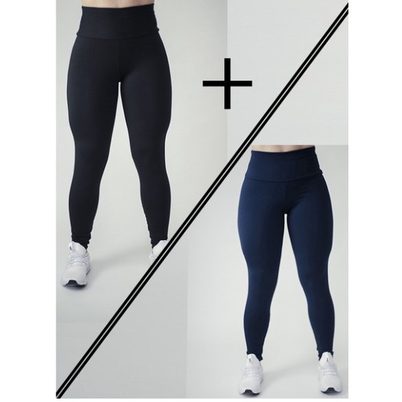 Leggings Franela Gruesa Forrada Felpa Tallas Grandes Kit de 2 unidades Deng Xun unisex