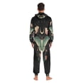 thumbnail image 6 of IAUYY Unisex Adult Onesie Pajamas Ultra-Soft Crystal-Soft Fabric, Halloween Adult Onesie Pajamas Adults,With a Zipper Plus Size Onesie Pajamas, Mysterious Pattern, 6 of 6