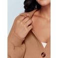 thumbnail image 5 of Womens Shackets Waffle Knit Casual Jackets Button Down Flannel Shirts  Tops Fall Clothes 2023  Outfits, 5 of 11